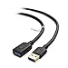 Cable Matters USB to USB Extension Cable (USB 3.0 Extension Cable) in Black 3 Feet for Oculus Rift, HTC Vive, Playstation VR Headset and More primary