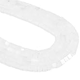 BEADIA Natural White Agate Cube Spacer Beads 4mm Loose Square Stone Beads for Jewelry Making 38cm/Strand