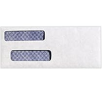 Check Double Window Envelopes (3 5/8