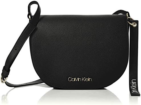 calvin klein saddle bag black