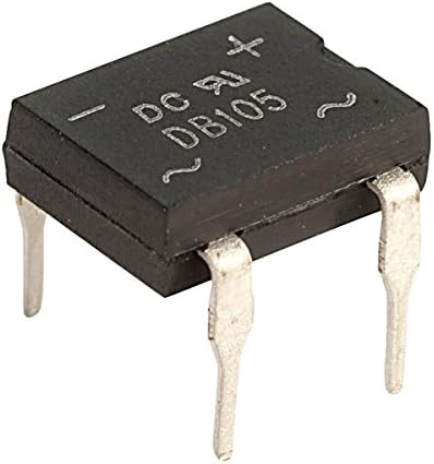 DC Components 5 x DB105 1A 600V DIL Bridge Rectifier
