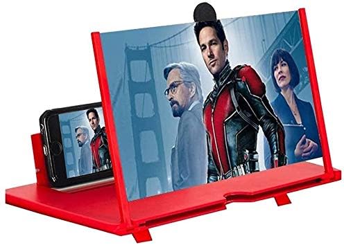 Phone Screen Expanders & Magnifiers Screen Magnifier for Cell Phone, Portable 3D Screen Enlarger Movies Amplifier, Upgraded Phone Bracket Screen Video Magnifier Projector, Compatible with All Smartpho