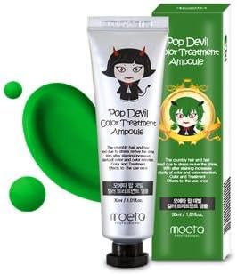 [MOETA] Pop Devil Hair Dye And Treatment Ampoule (#12. Apple Green)