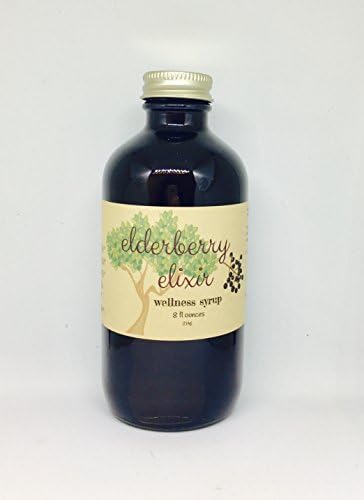 8oz Elderberry Syrup (*no Alcohol*) (Kid Friendly) (no Sugar) (no Artificial preservatives)