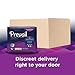 Prevail Overnight Absorbency Incontinence Underwear for Women, Extra Large, 14 Count (Pack of 4)