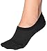 Bam&bü Women's Premium Bamboo Viscose No Show Casual Socks - 4 Pairs - Black - Small 5-7.5