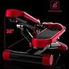 LJYLF-Mini-Fitness-Hydraulic-Stepper-Men-and-Women-Stepper-Cardio-Exercise-Trainer-Monitor-and-Resistance-Bands-Stepper-Exercises-EquipmentRed LJYLF Mini Fitness Hydraulic Stepper, Men and Women Stepper Cardio Exercise Trainer, Monitor and Resistance Bands…