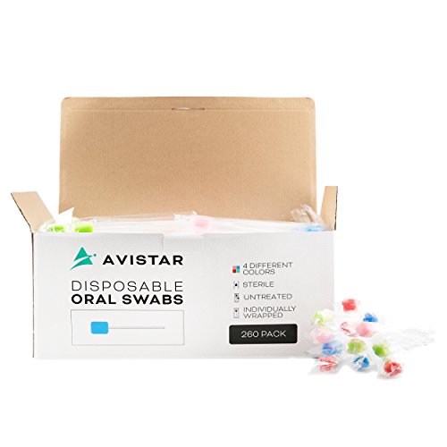 Disposable Oral Sponge Swabs 260 Disposable Mouth Sponges On A Stick