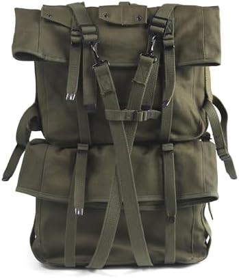Amazon.com: CDJBHW US M-1941 Haversack WW2 Field Bag Vintage Khaki