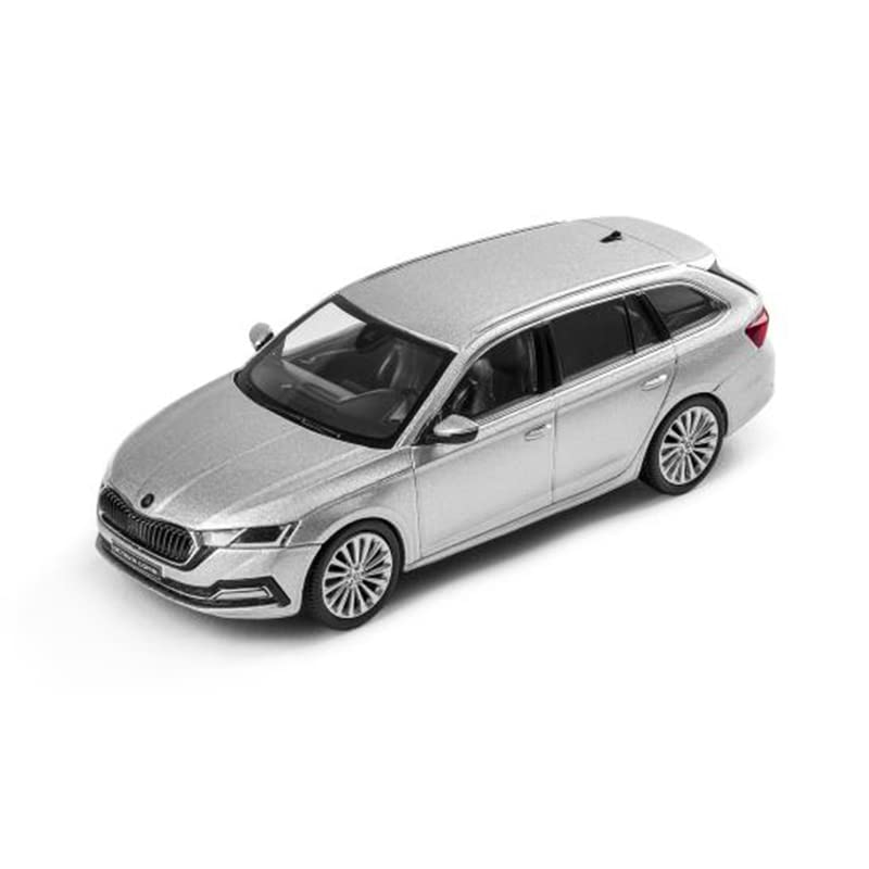 Skoda 5E7099300A7W Model Car Octavia 4 (NX) Combi Scale 1:43 Miniature Silver