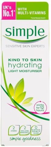 Simple Kind to Skin Hydrating Light Moisturiser, 125 ml, Pack of 6, skin tag remover, 750 ml (Pack of 1)