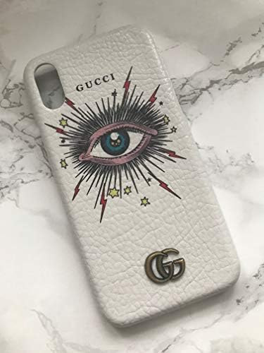 Quality Case UK - Apple iPhone X 10 Faux Leather Designer Cases - Multiple Designs (GG 25)