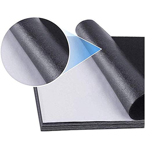  Maonet Black Felt Fabric Adhesive Sheets Multipurpose Velvet Sheet Sticky Glue Back for Art & Crafts Protector Pads (Black) - Thumbnail 5