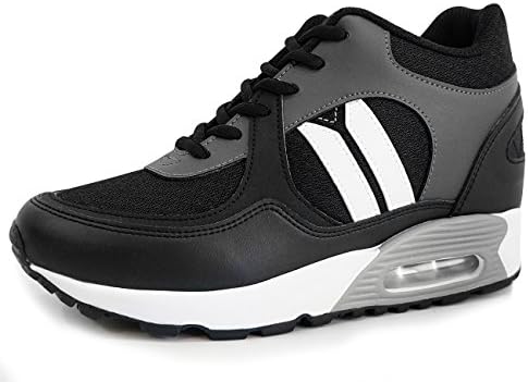 MNX15 Men's Elevator Shoes Height Increase 3.9" Lotus Black