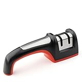 Knife Sharpener, Professional Kitchen Knife Sharpener by Yoyamo, 2 Stage Diamond Coated Sharpening Wheel System