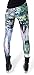 QZUnique Women's Cheshire Cat Princess Printed ElasticTights Leggings,Cheshire Cat,One Size
