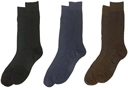 Picopi Men's 3 Pack Solid Color Nylon Silky Socks in Assorted Colors