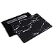HDE Plastic Hard Shell Case and Keyboard Cover for MacBook Pro 13 with Retina Display (Models: A1425/A1502), Black and White Marble