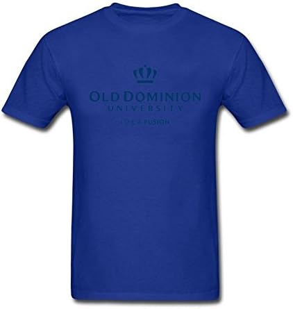 LANKIYA Shirts Old Dominion University Logo Men's Fashion T Shrit Royal Blue S