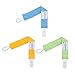 Babygoal Set of 3 Pure Color Pacifier Clips Fits All Pacifier Styles for Girls and Boys PS04