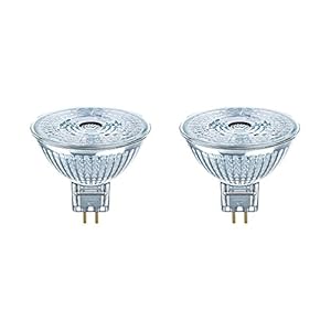 OSRAM LED reflectorlamp | Lampvoet: GU5.3 | Warm wit | 2700 K | 3,80 W | LED STAR MR16 12 V [Energie-efficiëntieklasse A…