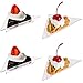 Prexware Triangular Mini Dessert Plates- 48 Triangler Clear Mini Plastic Dessert Plates, Great for appetizer tabel desserts