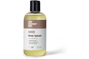 Her Fantasy Box | Body Splash Hydrating Body Oil - Moisturizing, Non-Greasy Formula for Soft, Smooth Skin - All-Natural, Lightweight & Nourishing (8 Fl Oz, Unscented)