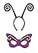 Baby Song Monarch Butterfly Wings Costume with Headband&Mask Purple Butterfly Wings for Girls WA-3