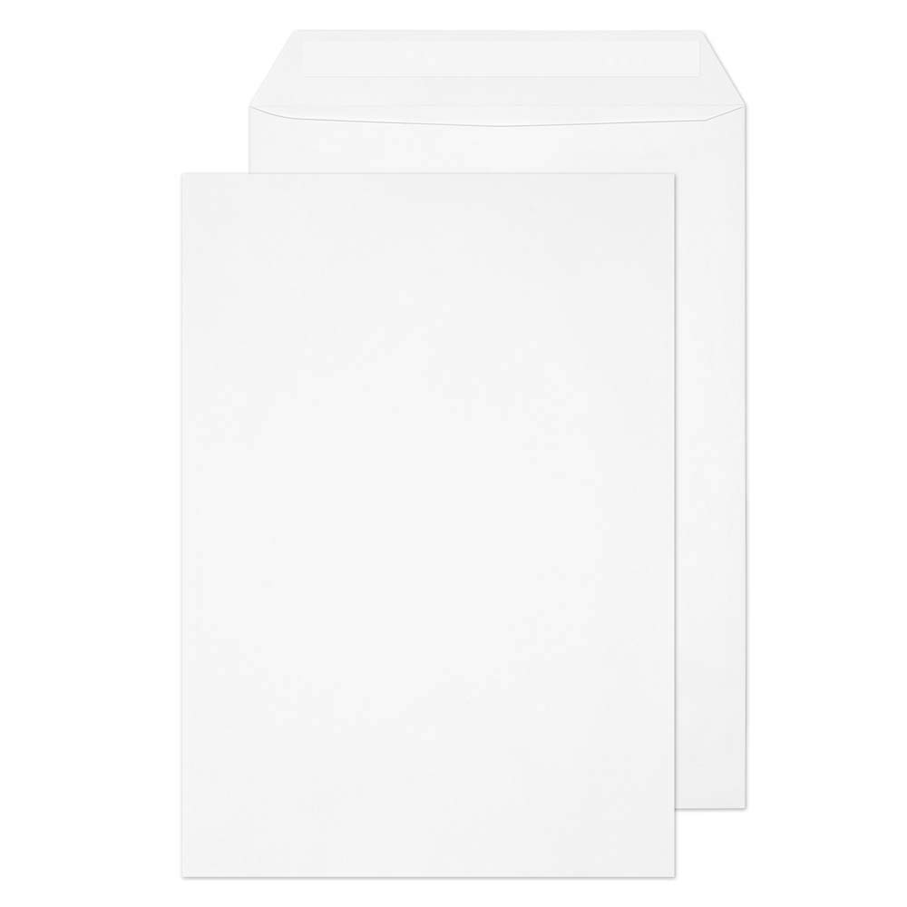 Blake Purely Everyday C4 324 x 229 mm 100 gsm Pocket Peel & Seal Envelopes (11891PS) White - Pack of 250,White | No Opaque