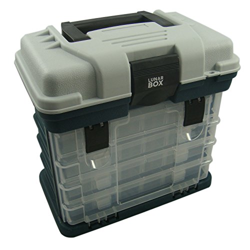 Storage Carry Case With 4 Adjustable Compartment Storage Boxes, Fishing