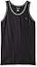 Champion Men's Classic Jersey Ringer Tank Top, Granite Heather/Oxford Gray Heather, XL