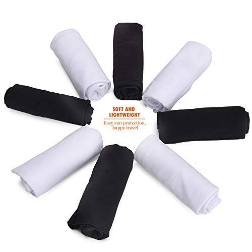image for TOBWOLF UV Protection Arm Sleeves, 4 Pairs Sports Cooling Arm Sleeves,