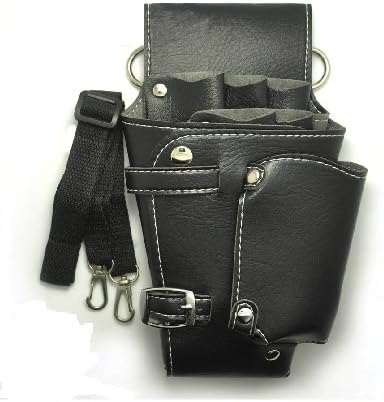 [Carabiner] leather scissors case 5 Ding storage scissors Hairdresser trimmer professional dedicated Professional scissors bag from JPN