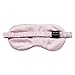 YUNS Advanced Silk Sleep Mask, Eye Mask for Sleeping, 19 Momme Mulberry Silk, Big Size 22X10cm, 1pc.(Lotus Pink)