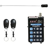 Linear AP-5 Wireless Kit - Linear AP-5 Long Range (500') Wireless Receiver (318 MHz) &amp; Two Linear ACT31B Block Coded 1 Channel Key Ring Transmitters