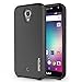 BLU R1 HD Case(Only fits the 2016 version), will NOT fit 2018 OMOTON High Impact Resistant Fully Protective Dual Layer Case with [Soft TPU Interior] [Durable PC Exterior] [Fashion Design], Black