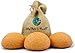 Organic Exfoliating Premium Konjac Sponges + Free Burlap Travel Case + Charity Donation – All Natural Beauty Supply Prevents Breakouts While Exfoliating & Toning for a Better Complexion