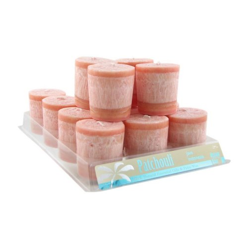 ALOHA BAY VOTIVE ECOPALM,PATCHOULI, 2 OZ CASE_12