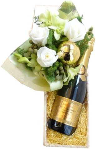 Amazon Co Jp お花ギフトセット オーナメント付き クリスマスフラワーアレンジメント スパークリングワイン フランス 375ml 食品 飲料 お酒 Amazon Co Jp お花ギフトセット オーナメント付き クリスマスフラワーアレンジメント スパークリングワイン フランス 375ml 食品 飲料 お酒