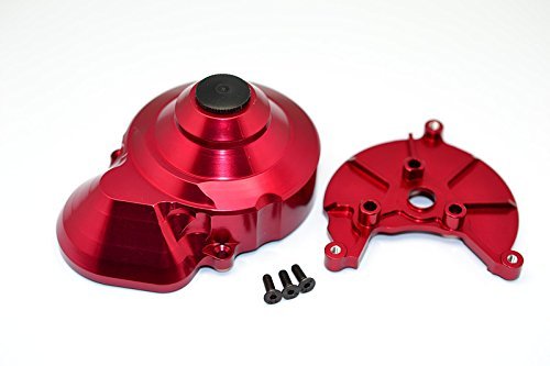 Axial Wraith & Wraith Spawn Upgrade Parts Aluminum Transmission Spur Gear Case - 2 Pcs Set Red