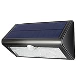 LED Solar Motion Sensor Lights - SurLight Super Bright 48 LED Wireless Waterproof Solar Security Wall Lights Outdoor with 3 Modes Motion Sensor Auto On/Off for Walkway Deck Step Path Garden Patio Yard