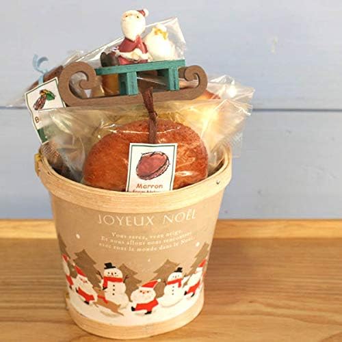 Amazon クリスマスウッドバケツ 和歌山産フルーツの焼き菓子と木製そりに乗ったサンタのオブジェのクリスマスギフト Arancia ケーキ 洋菓子 通販