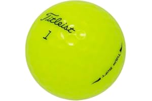 LostGolfBalls - Titleist Tour Soft Yellow Golf Balls in Mint Condition, Recycled Used Golf Balls, AAAAA Quality, Titleist TourSoft, Yellow