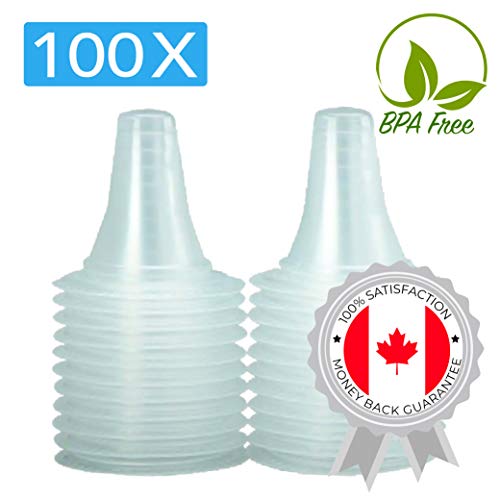 100X Ear Thermometer Probe Covers/Refill Caps/Lens Filters Compatible with all Braun ThermoScan Models and other types of Digital Thermometers