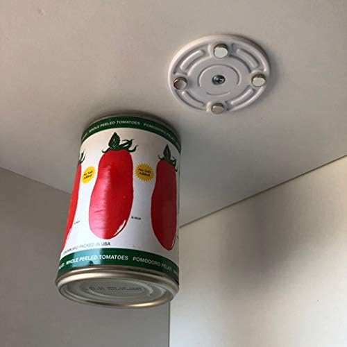 MSOO CanLoft Magnetic Canned Food Hangers Magnetic Save Space in Your Pantry Strong Magnets (Round: 5.2cm)