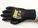 Medium/ 6 Pair Diesel Black Safety Gloves Latex Coated Grip Cut Resistant