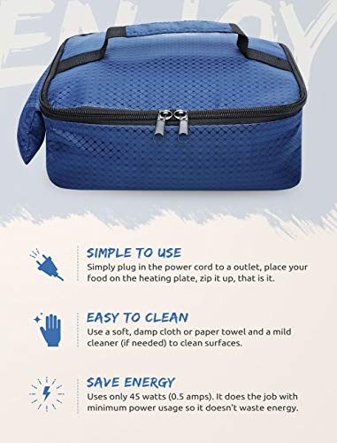 image for Personal Portable Oven for Prepared Meals Reheat, Mumba 48W Electric S