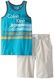 Calvin Klein Little Boys' Tank Top with Short