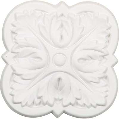 Ekena Millwork ONL05X05X01HV 4 7/8-Inch W X 4 7/8-Inch H X 3/4-Inch P Haven Large Onlay