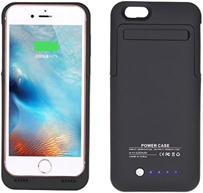 iPhone 6 Plus Battery Case Charger Fantastic LLC 4200mah External Charging Power Bank Case with Kickstand for iPhone 6 Plus/6S Plus (5.5inch) (Black)